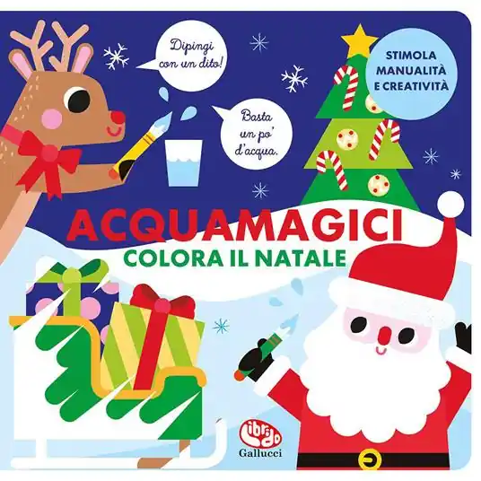 Colora il Natale. Acquamagici. Ediz. a colori Spedizione Espresso