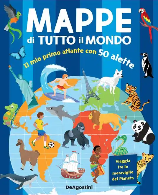 Super Prezzo Mappe di tutto il mondo. Il mio primo atlante con 50 alette. Ediz. a colori