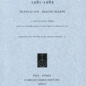 Ultima Occasione Lettere 1981-1985