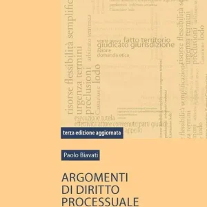 Argomenti di diritto processuale civile Spedito Oggi
