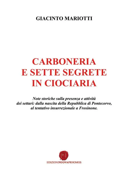 Quantità Limitata Carboneria e sette segrete in Ciociaria