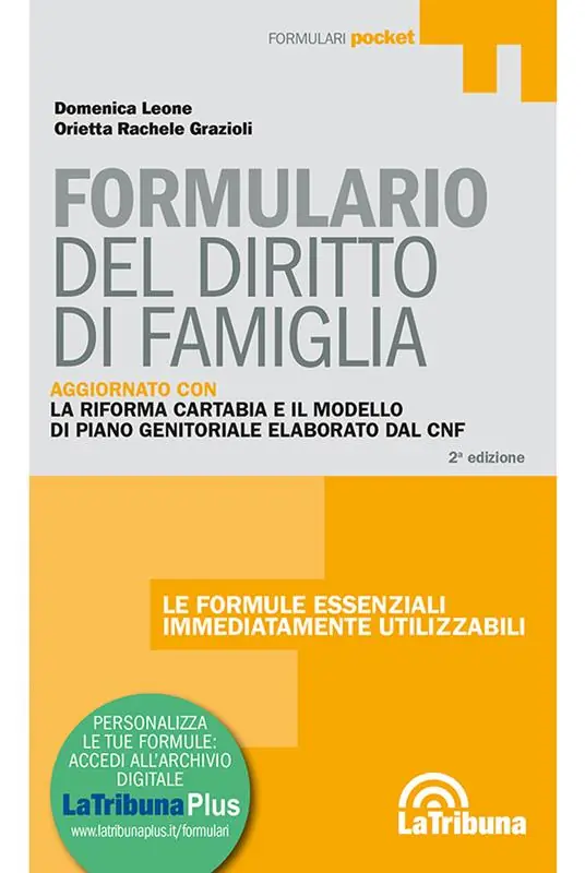 Promozione Esclusiva Formulario del diritto di famiglia