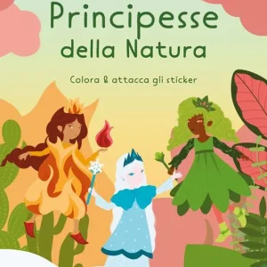 Promozione Principesse della natura. Colora & attacca gli sticker. Ediz. illustrata