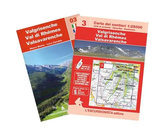 Valgrisenche-Val di Rhemes-Valsavarenche. Scala 1 25.000. Con Carta geografica ripiegata Più Venduto