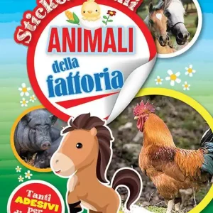 Professionale Animali della fattoria. Stickerissimi. Con adesivi. Con Adesivi