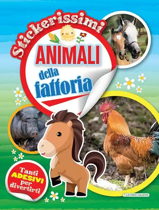 Professionale Animali della fattoria. Stickerissimi. Con adesivi. Con Adesivi