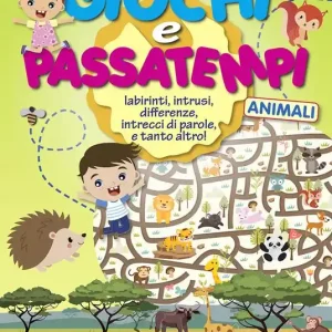 Giochi e passatempi animali. Labirinti, intrusi, differenze, intrecci di parole e tanto altro! Reso Gratuito