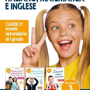 Esercitarsi in italiano, matematica e inglese. Classe 3° scuola sec. di I grado. Con QR Code Occasione