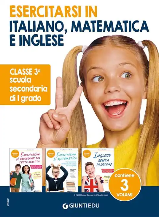 Esercitarsi in italiano, matematica e inglese. Classe 3° scuola sec. di I grado. Con QR Code Occasione