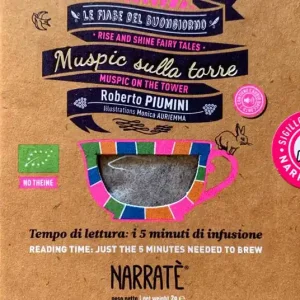Muspic sulla torre. Tempo di lettura i 5 minuti di infusione-Muspic on the tower. The little cowboy. Reading time just the 5 minutes needed to brew. Ediz. bilingue. Con tea bag Affare