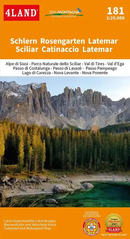 Compra Adesso Schlern Rosengarten Latemar-Sciliar Catinaccio Latemar-Parco Naturale dello Sciliar 1 25.000