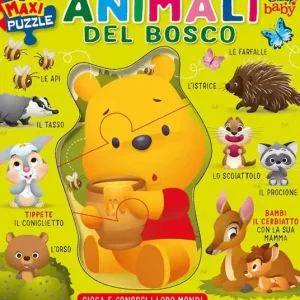 Animali del bosco. Libro maxi puzzle. Ediz. a colori Pagamento Sicuro