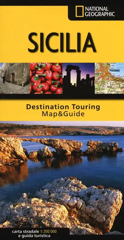 Prezzo Basso Sicilia. Carta stradale e guida turistica. 1 200.000