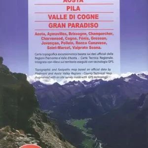 Scelto Dai Clienti Carta n. 28. Aosta, Pila, Valle di Cogne, Gran Paradiso 1 25.000