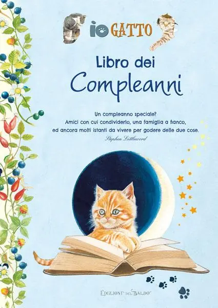 Io Gatto libro dei Compleanni 2018 Subito Disponibile