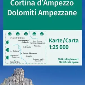 Occasione Imperdibile Carta escursionistica n. 617. Cortina d‘Ampezzo, Dolomiti Ampezzane 1 25.000