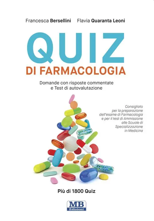 Soddisfatti O Rimborsati Quiz di farmacologia. Domande con risposte commentate e test di autovalutazione