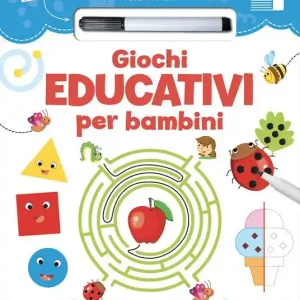 Giochi educativi per bambini. Con pennarello cancellabile Consegna Rapida