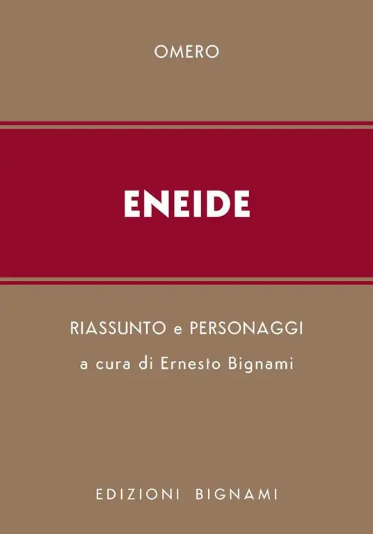 Eneide. Riassunto e personaggi Nuova Collezione