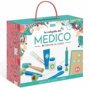 La valigetta del medico. Giochi in legno. Nuova ediz. Con 9 formine in legno Prezzo Scontato