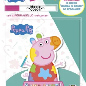 Saldi Siamo artisti! Albo magico. Peppa Pig. Ediz. a colori. Con pennarello svelacolori
