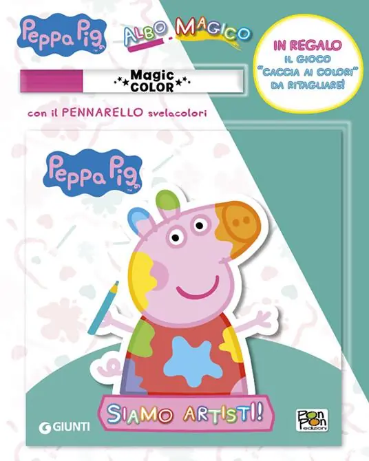 Saldi Siamo artisti! Albo magico. Peppa Pig. Ediz. a colori. Con pennarello svelacolori