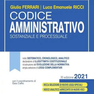 A Buon Prezzo Codice amministrativo sostanziale e processuale. Concorso magistratura
