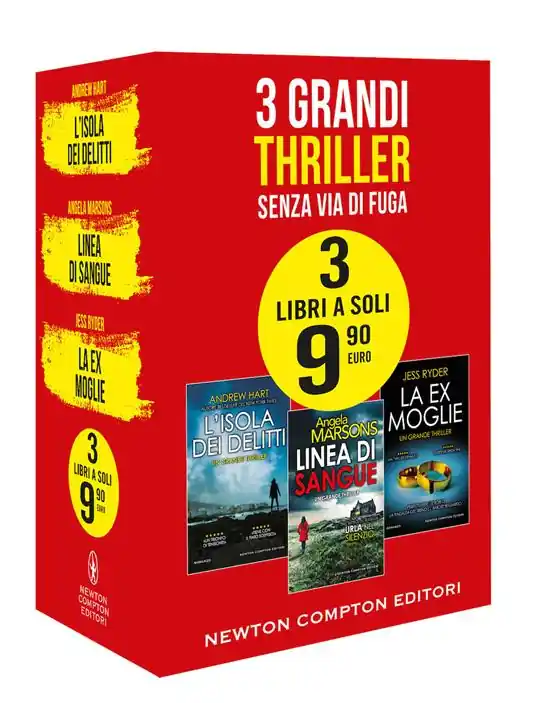 3 grandi thriller. Senza via di fuga L‘isola dei delitti-Linea di sangue-La ex moglie Spedizione Espresso