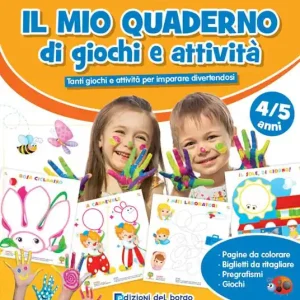 Il mio quaderno di giochi e attività 4/5 anni. Con adesivi. Ediz. a colori Must-Have