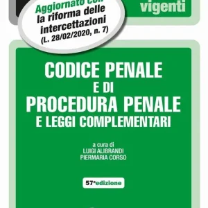Codice penale e di procedura penale e leggi complementari Offerta Del Giorno
