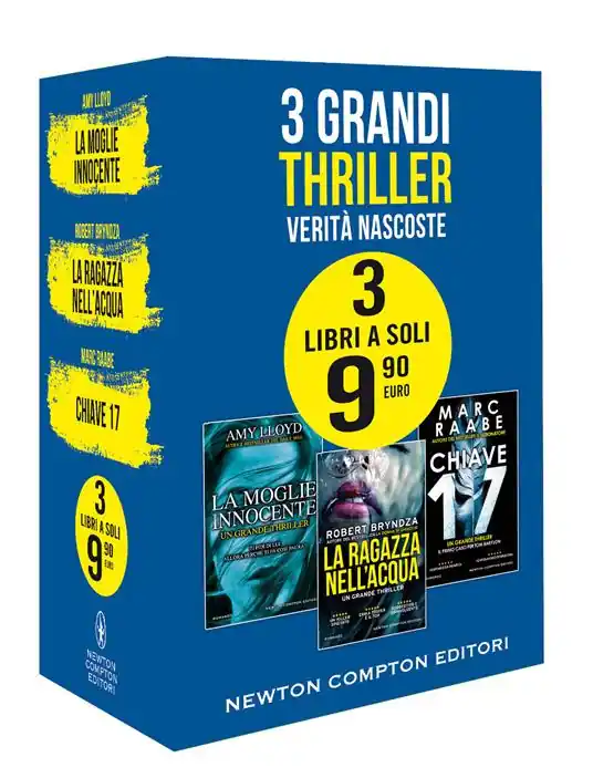 Promo Stagionale 3 grandi thriller. Verità nascoste La moglie innocente-La ragazza nell‘acqua-Chiave 17