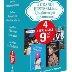 4 grandi bestseller. Un giorno per innamorarsi Giovane carina molla tutto e cambia vita- amorenoncorrisposto-Volevo essere la tua ragazza-TVB. Ti voglio bene Scelto Dai Clienti