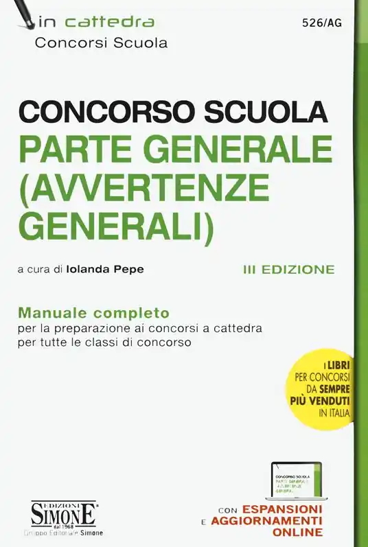 Concorso scuola. Parte generale (avvertenze generali). Manuale completo. Con espansione online Pagamento Sicuro