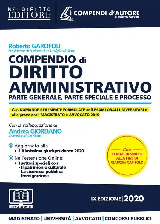 Compendio di diritto amministrativo Compra Adesso