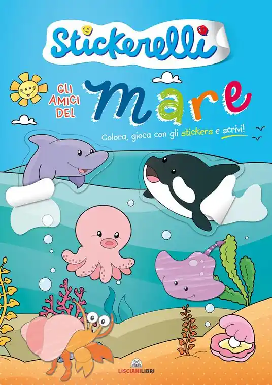 Affare Gli amici del mare. Stickerelli. Con adesivi. Ediz. a colori