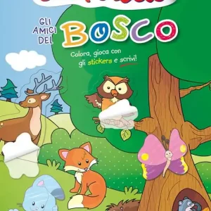 Gli amici del bosco. Stickerelli. Con adesivi. Ediz. a colori Sconto