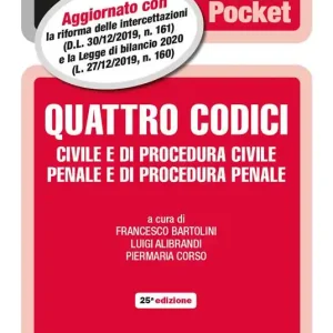 Quattro codici. Civile e di procedura civile, penale e di procedura penale e leggi complementari Promo Stagionale