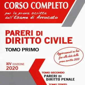 Direttamente Dal Produttore Corso completo per la prova scritta dell‘esame di avvocato Pareri di diritto civile-Pareri di diritto penale-Atti giudiziari civile, penale, amministrativo