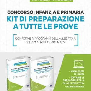 Offerta Lampo Concorso infanzia e primaria. Kit di preparazione a tutte le prove. Con software di simulazione