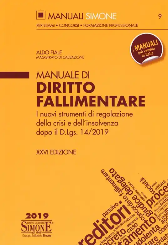 Subito Disponibile Manuale di diritto fallimentare