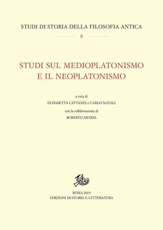 Studi sul medioplatonismo e il neoplatonismo Compra Oggi Stesso