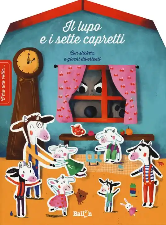Il lupo e i sette capretti. Con adesivi Nuova Collezione