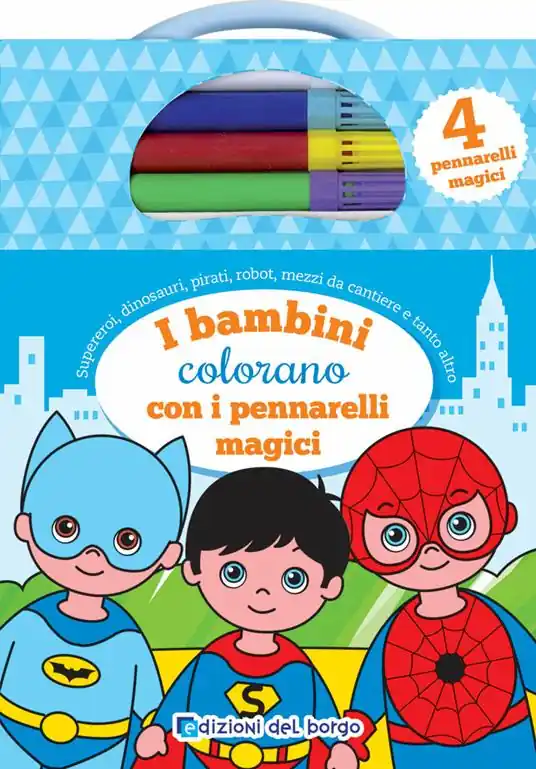 Bestseller I bambini colorano con i pennarelli magici. Con 4 pennarelli magici