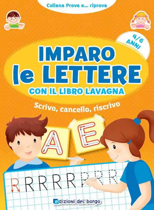 Imparo le lettere con il libro lavagna. 4-6 anni. Con pennarello Ultime Pezzi