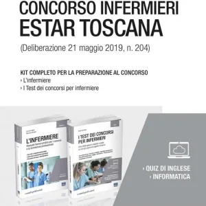 Affare Concorso infermieri ESTAR Toscana 2019. Kit completo per la preparazione al concorso