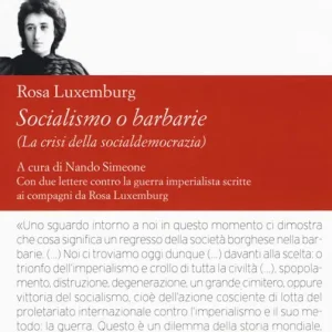 Socialismo o barbarie. La cristi della socialdemocrazia Economico