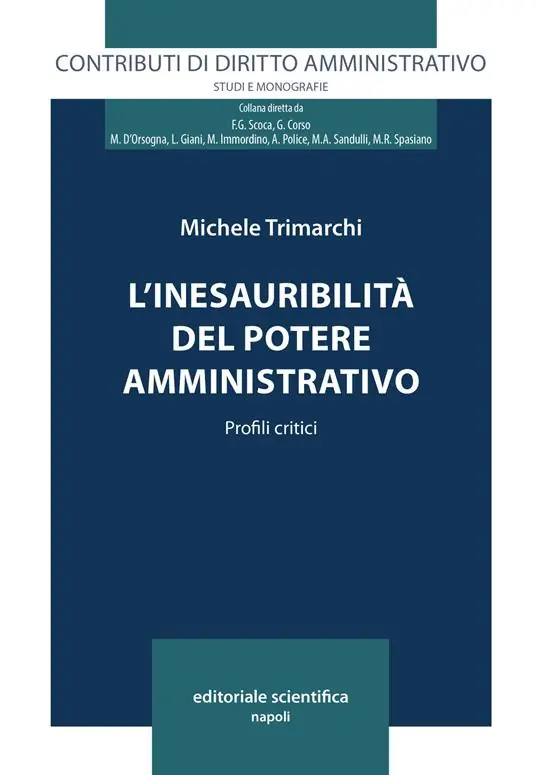 L‘ inesauribilità del potere amministrativo. Profili critici Vendita Finale
