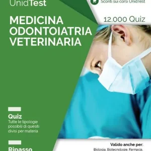 Consegna Rapida UnidTest. Medicina odontoiatria veterinaria. 12.000 quiz. Ripasso. Con app. Con ebook