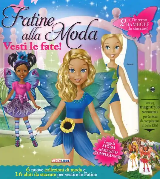 Reso Gratuito Fatine alla moda. Vesti le fate! Con adesivi. Ediz. a colori