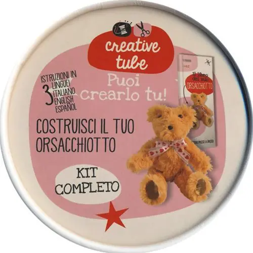 Costruisci il tuo orsacchiotto. Creative tube. Ediz. italiana, inglese e spagnola. Con gadget Professionale